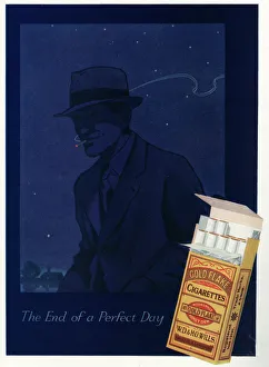 Mysterious Gallery: Gold Flake cigarettes advertisement