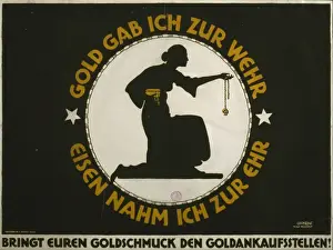 Eisen Prints: Gold gab ich zur Wehr, Eisen nahm ich zur Ehr