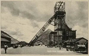 Shaft Prints: Gold Mine Headgear - Witwatersrand (East) - South Africa