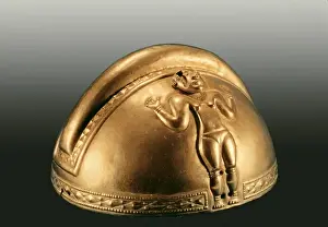 Quimbaya Prints: Gold helmet