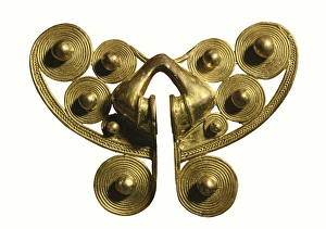 Andean Collection: Gold nose ring. Chibcha art. Jewelry. COLOMBIA