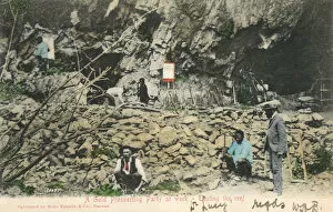 Picks Collection: Gold Prospecting party testing the reef, South Africa