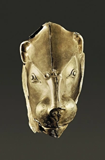 Mycenaeans Collection: Gold Rython. 16th C. BC. Object found in the Fourth