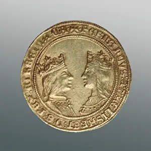 Minted Prints: Gold Visigothic coin of Recaredo