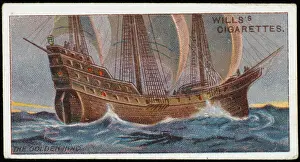 Francis Prints: GOLDEN HIND (CIG. CARD)