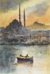 Sky Line Prints: The Golden Horn - Constantinople