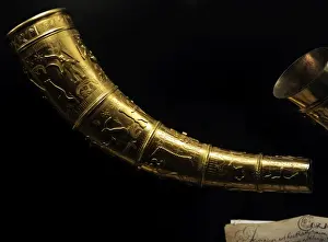 The Golden Horns of Gallehus. North of Mogeltonder, Southern