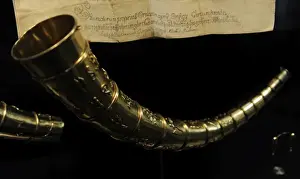 The Golden Horns of Gallehus. North of Mogeltonder, Southern