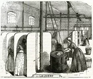 Images Dated 22nd August 2018: Golden Lane - laundry room 1866