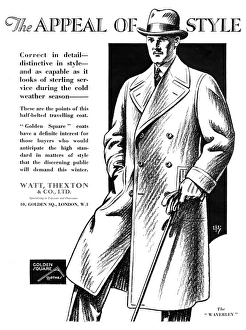 Golden Square coat advertisement Golden Square coat advertisement
