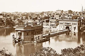 Amritsar Prints: Golden Temple of Amritsar, India