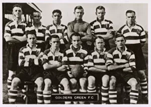Striped Collection: Golders Green FC football team 1936