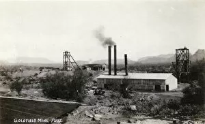 Arizona Gallery: Goldfield mine with buildings, Arizona, USA