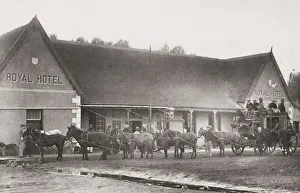 Goldfields coach and horse, Royal Hotel, Potchefstroom, South Africa Goldfields coach and horse, Royal Hotel, Potchefstroom, South Africa