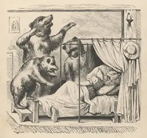 Amused Prints: Goldilocks in Bed / Bears