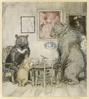 Porridge Prints: Goldilocks / Fairy Tales