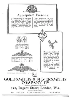 Goldsmiths Prints: The Goldsmiths and Silversmiths Company Aviators Gifts 1929