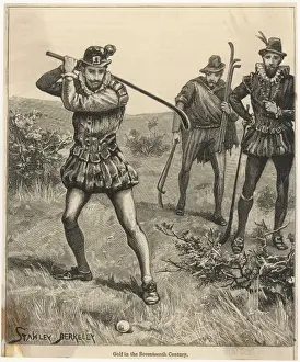 Gorse Prints: Golf in the 17th Century