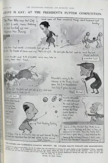 Humourous Prints: Golf Cartoon