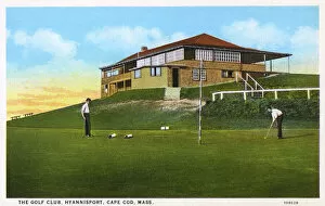 Golfing Collection: Golf Club, Hyannisport, Cape Cod, Mass, USA