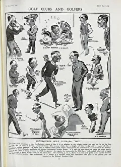 Broxbourne Prints: A golf club and its members