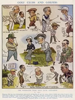 1933 Collection: Golf Clubs & Golfers - Woodcote Park Golf Club, Coulsdon