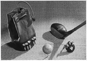 Tableau Prints: Golf Equipment Set
