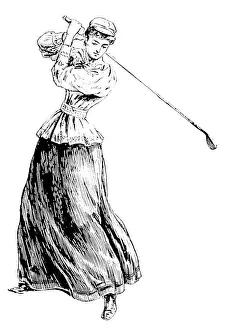 Golf / Lady Golfer 1890
