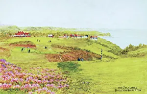 Links Prints: Golf Links, Budleigh Salterton, East Devon