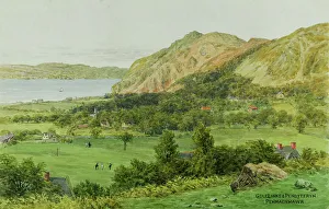 Links Prints: Golf Links and Pendyffryn, Penmaenmawr, Clwyd, North Wales
