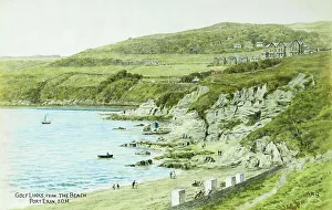 Golf Links, viewed from the beach, Port Erin, Isle of Man
