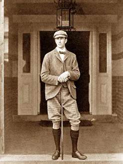 Dick Prints: Golfer C E Dick