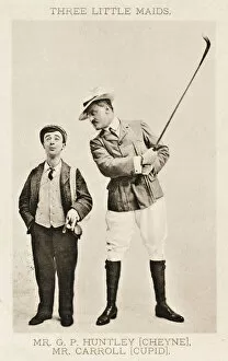 Cupid Gallery: Golfer and his caddy