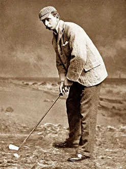 Golfer J E Laidlaw