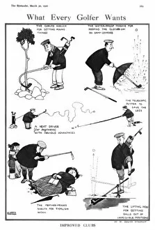 Images Dated 1st June 2016: What every golfer wants by William Heath Robinson