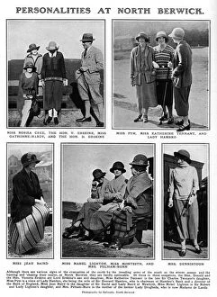 Baird Collection: Golfers at North Berwick