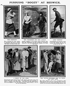 Golfers at the Redan, North Berwick Golfers at the Redan, North Berwick