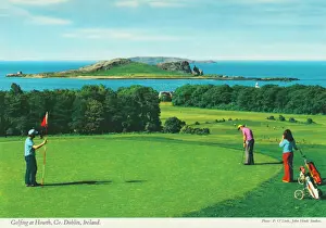 Golfing at Howth, County Dublin by P O Toole