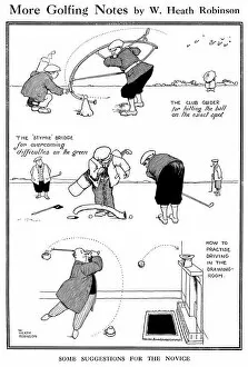 Golfing Collection: More Golfing Notes, by William Heath Robinson