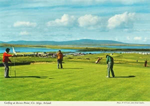 Golfing Collection: Golfing at Rosses Point, County Sligo by P O Toole