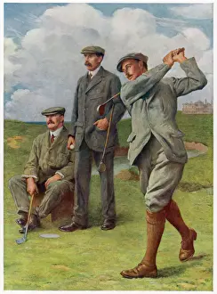 Drives Prints: Golfing Trio