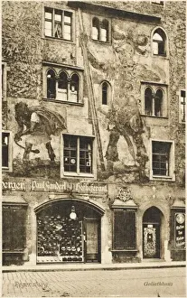 Regensburg Prints: Goliath House - Regensburg (Ratisbon), Germany