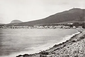 Shoreline Prints: Golspie is a village in Sutherland, Highland, Scotland