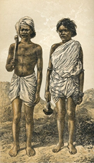 Images Dated 15th October 2012: Gond Male and Female