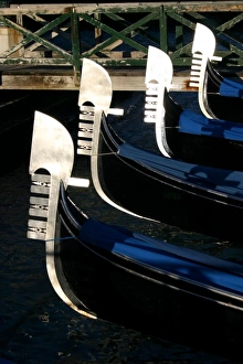 Images Dated 19th August 2011: Gondolas in Venice, Italy