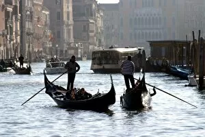 Images Dated 19th August 2011: Gondolas in Venice, Italy
