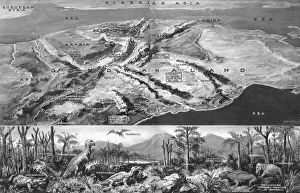 Dinosaurs Collection: Gondwanaland - a reconstruction