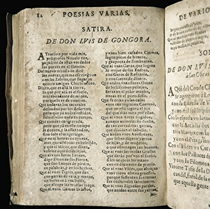 Compilation Collection: GONGORA Y ARGOTE, Luis de (1561-1627). Spanish