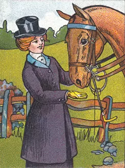Horsewoman Collection: Good horsewoman