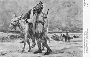 WWI Animals Gallery: A Good Samaritan - Indian Soldier - WWI